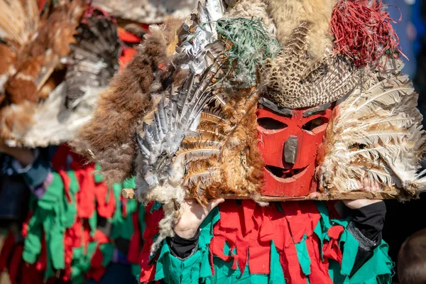 Elin Pelin Bulgaria February 2022 Masquerade Festival Elin Pelin Bulgaria — Stock Photo, Image