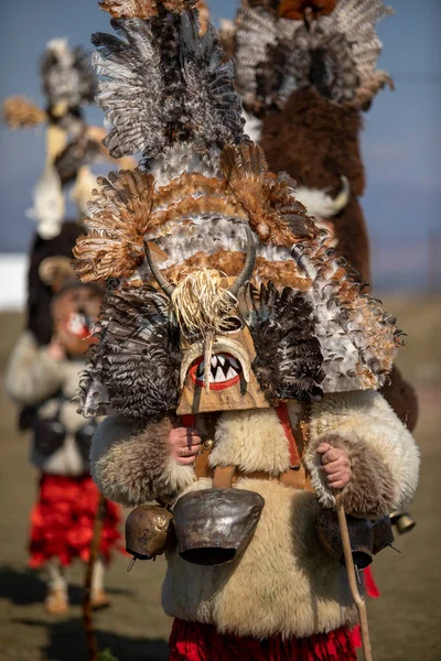 Elin Pelin Bulgaria February 2022 Masquerade Festival Elin Pelin Bulgaria — 图库照片