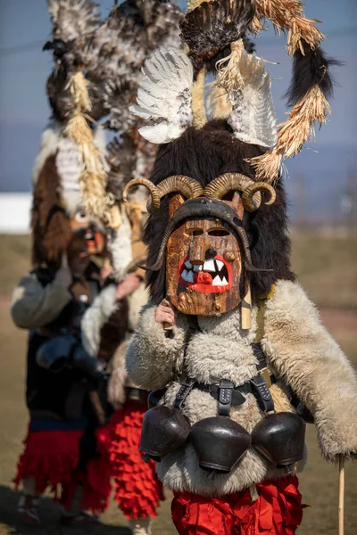 Elin Pelin Bulgária 2022 Február Masquerade Festival Elin Pelin Bulgaria — Stock Fotó