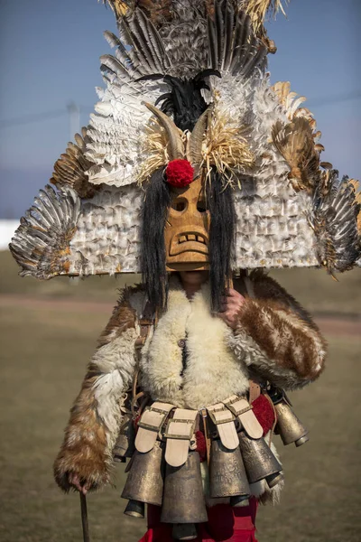 Elin Pelin Bulgaria February 2022 Masquerade Festival Elin Pelin Bulgaria — Stock Photo, Image