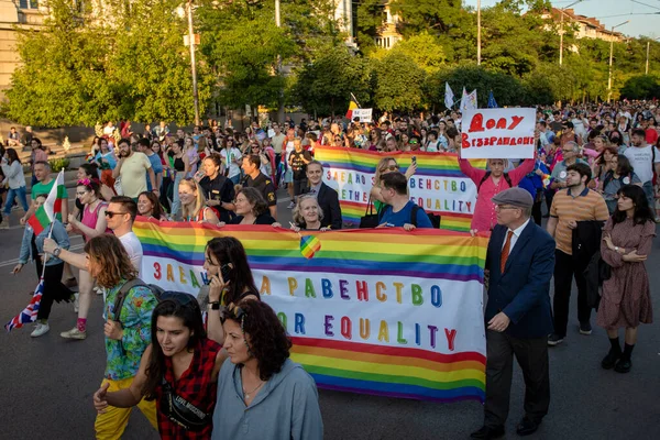Sofya Bulgaristan Haziran 2022 Lgbt Hakları Lezbiyeni Eşcinsel Transeksüel Biseksüel — Stok fotoğraf