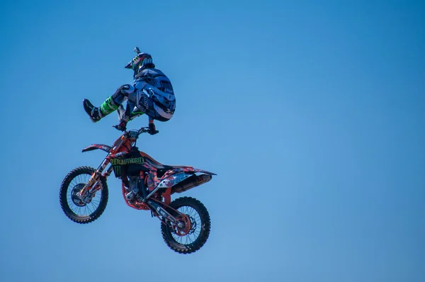 Saltos Arial de Motocross — Foto de Stock