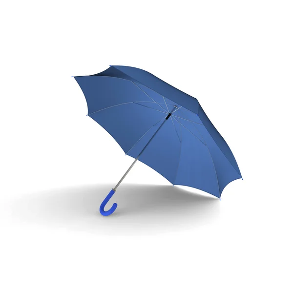 푸른 우산 — 스톡 사진