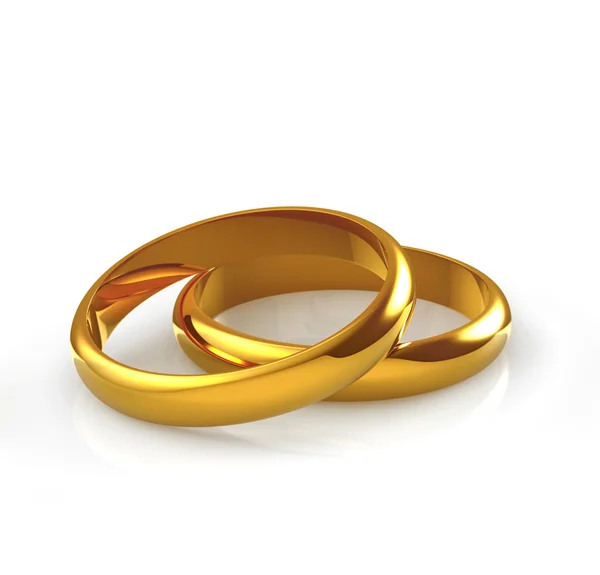Golden rings — Stock Photo, Image