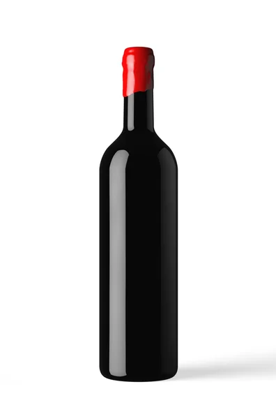 ワックス カプセルで分離された赤ワインのボトル ロイヤリティフリーのストック写真