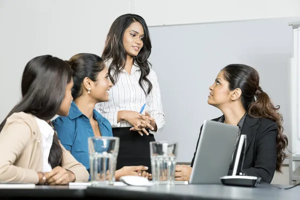 Indian business women in a meeting