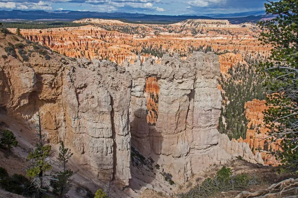 Widok Park Narodowy Bryce Canyon Utah Rim Trail — Zdjęcie stockowe