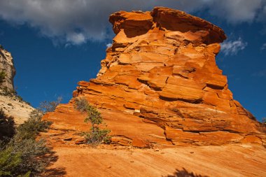 Zion National Park Landscape from Zion Park Boulevard near Springdale. Utah