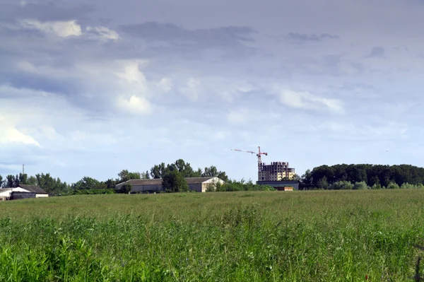 Housing development in countryside — Stock Photo, Image