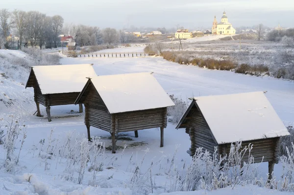 View of the Church of Elijah with reversal of the river — Stock Photo, Image