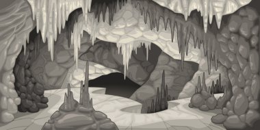 Inside the cavern. clipart