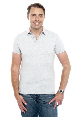 genç gülümseyen casual portresi