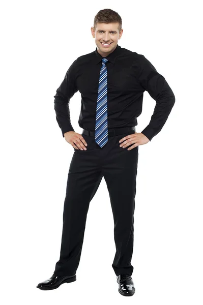 Casual portrait of handsome young businessman — Stock Photo, Image