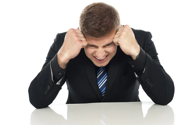 Frustrated businessman — Stock Photo, Image