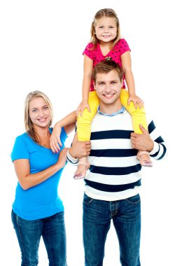 mutlu bir aile. Stüdyo vurdu