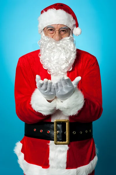 Père Noël priant paix et bonheur pour tous — Photo