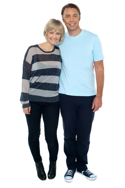 Attractive middle aged love couple — Stock Photo, Image