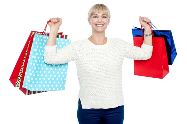 I am done with my Christmas shopping! — Stock Photo, Image