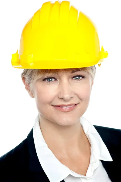 Closeup shot of contemporary construction engineer — Stock Photo, Image