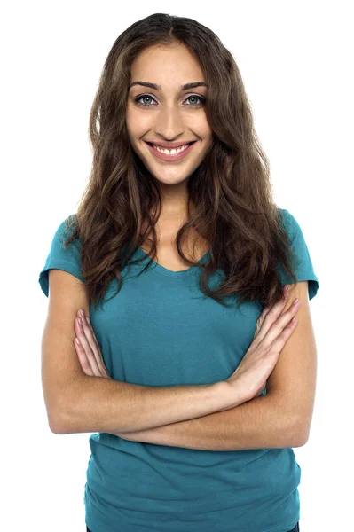 Beautiful young woman in her early 30s — Stock Photo, Image