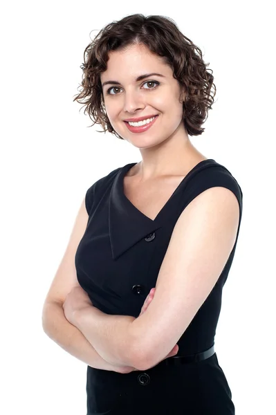 Portrait of glamorous woman dressed in party wear — Stock Photo, Image