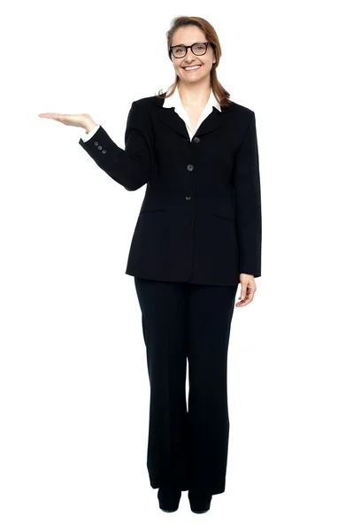 Corporate lady posing. Copy space concept — Stock Photo, Image