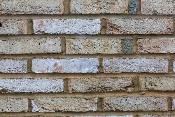 Vittrat tegel vägg textur bakgrund — Stockfoto