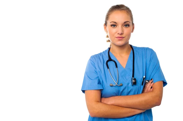 Médico femenino confiado —  Fotos de Stock