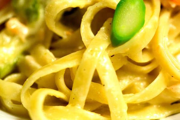 Fettuccine tészta — Stock Fotó