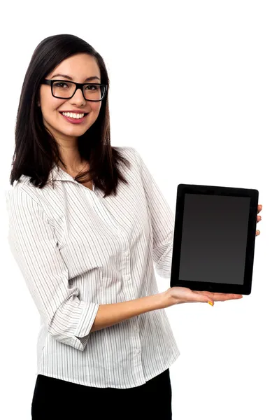 Dispositivo tablet appena lanciato sul mercato — Foto Stock
