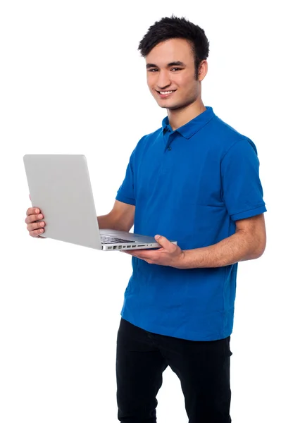 This is my new laptop — Stock Photo, Image