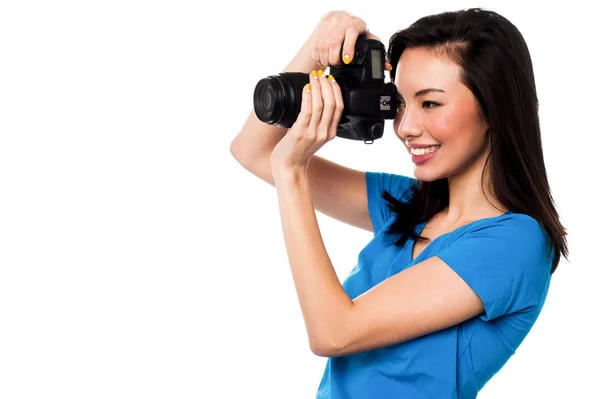 Sorria por favor, diga queijo — Fotografia de Stock