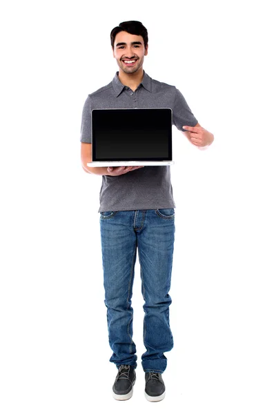 Brand new laptop is now out in the market — Stock Photo, Image