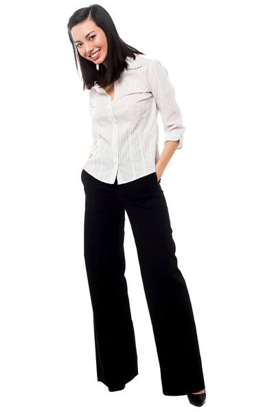 Casual asian businesswoman posing Stock Picture