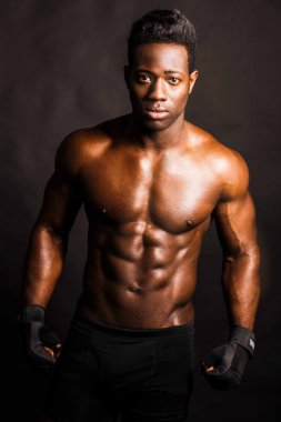 Strong young man ready to take you on...
