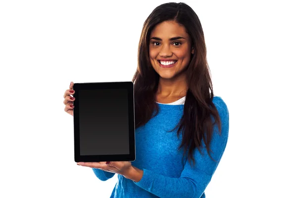 Newly launched tablet device in the market — Stock Photo, Image