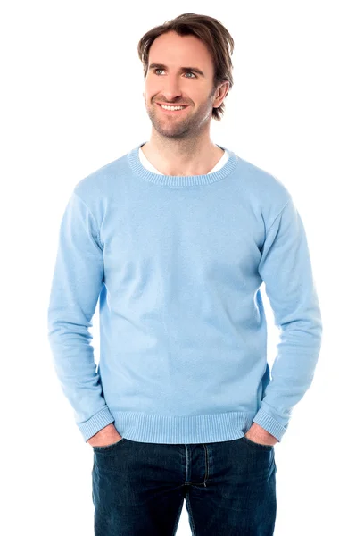 Casual shot of a happy young guy — Stock Photo, Image