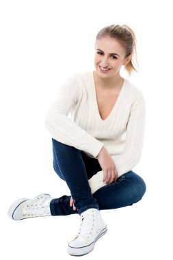 çok beyaz kız rahat poz