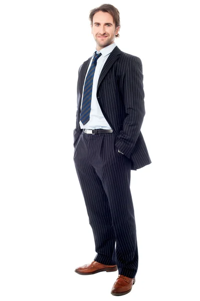 Homme intelligent professionnel des affaires — Photo