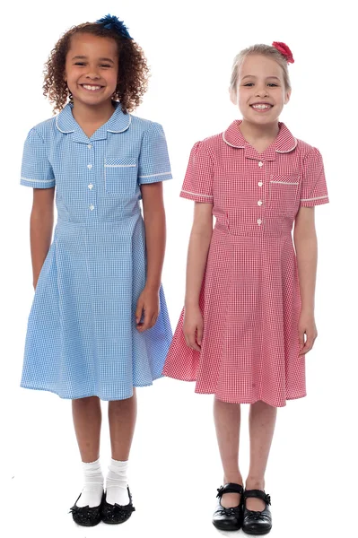 Cute attractive little girls — Stock Photo, Image