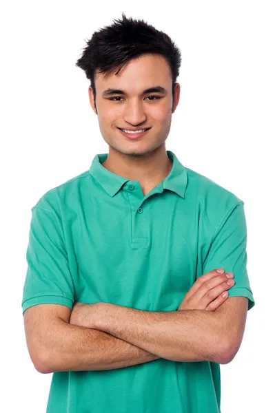 Portrait of charming young asian guy — Stock Photo, Image
