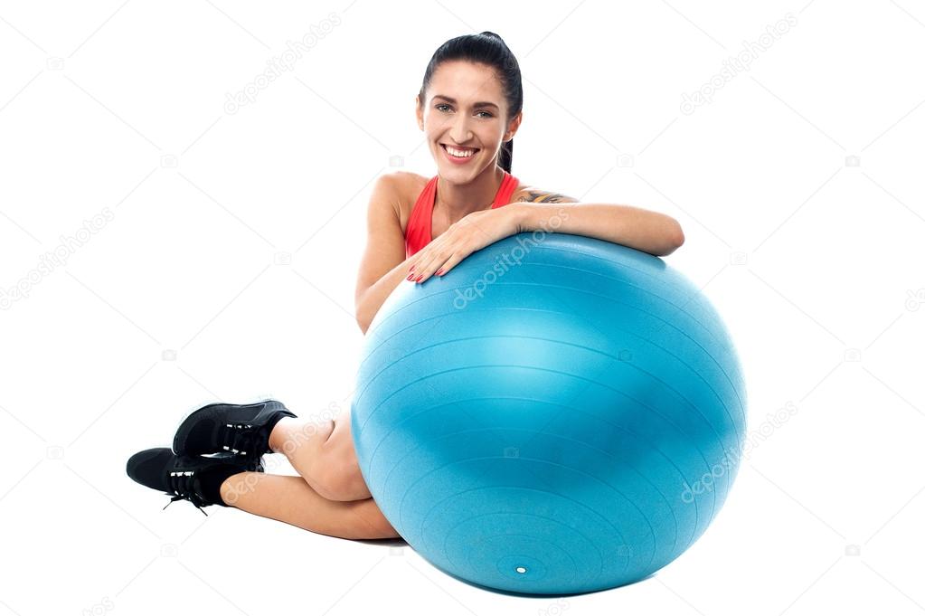 Big blue exercise ball sales