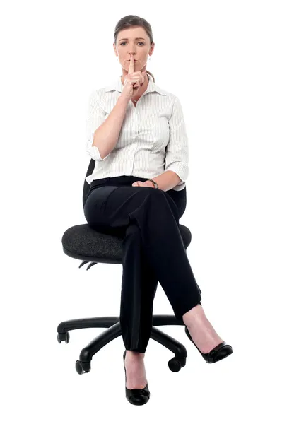 SShhh...Everyone remain silent please! — Stock Photo, Image