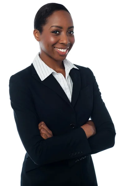 Confident female executive posing — Stock Photo, Image