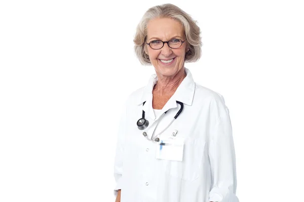 Senior medical professional posing — Stock Photo, Image