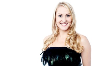 seksi kıyafetleri içinde muhteşem bir modeldir