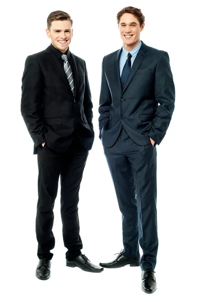 Business colleagues posing in style — Stock Photo, Image