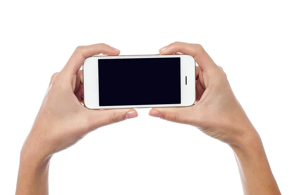 New mobile handset is out for sale — Stock Photo, Image