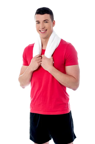 Smart young sports man — Stock Photo, Image