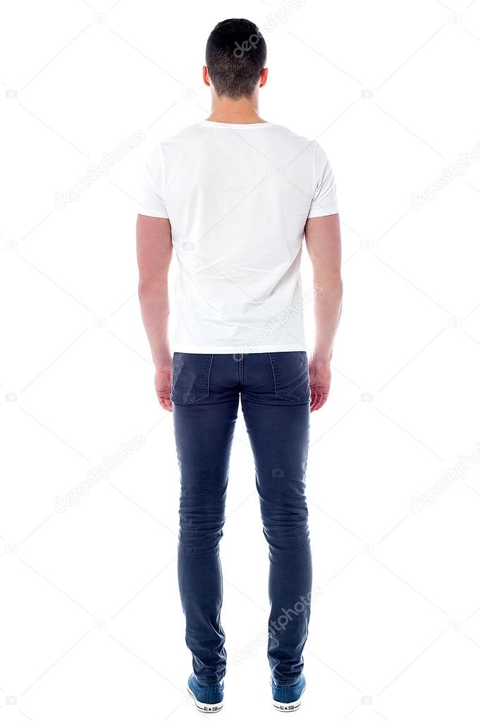 Back pose of young man Stock Photo by ©stockyimages 38199751